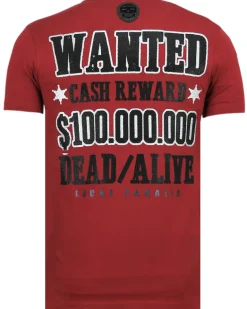 T-shirt Heren - Beagle Boys - Bordeaux