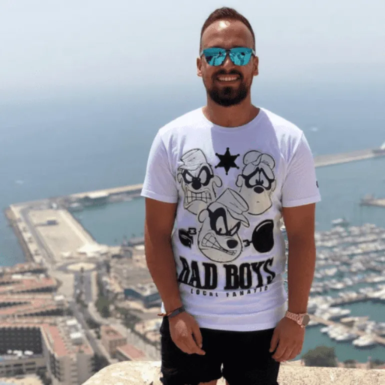 T-shirt Heren - Beagle Boys - Wit