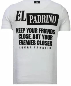 T-shirt Heren - Billionaire Boss - Wit