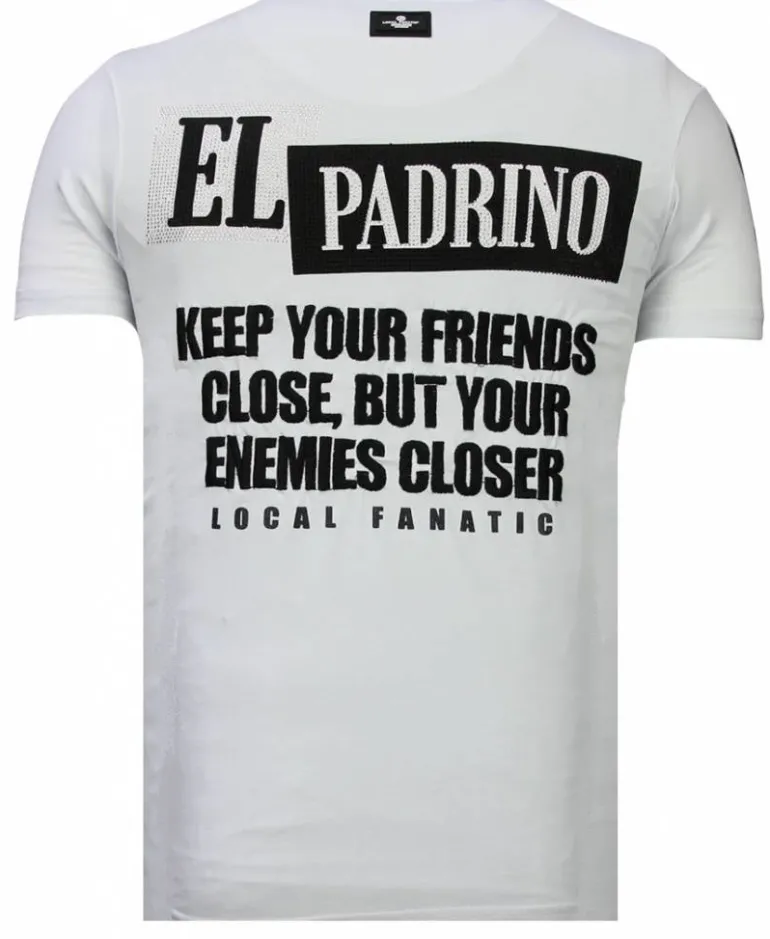 T-shirt Heren - Billionaire Boss - Wit