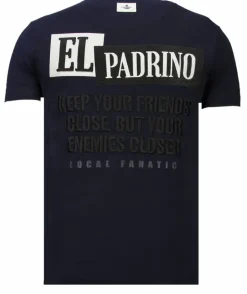 T-shirt Heren - Billionaire Boss - Blauw