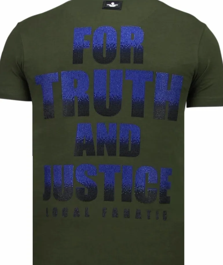 T-shirt Heren - Captain Duck - Groen