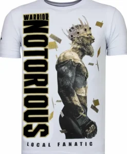 T-shirt Heren - Conor Notorious - Wit