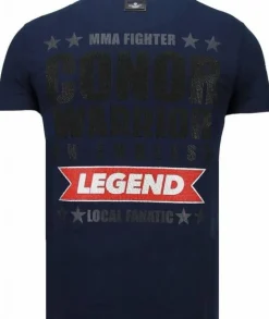 T-shirt Heren - Conor Notorious - Blauw