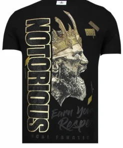T-shirt Heren - Conor Notorious - Zwart
