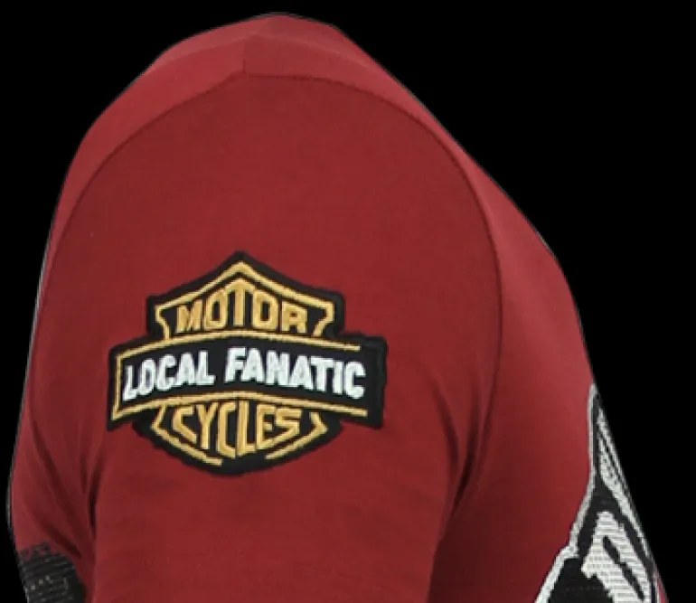 T-shirt Heren - Dynamite Coyote - Bordeaux