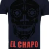 T-shirt Heren - El Chapo - Blauw