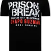 T-shirt Heren - El Chapo Prison Break - Zwart