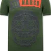 T-shirt Heren - El Narco - Groen