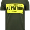 T-shirt Heren - El Patron - Groen