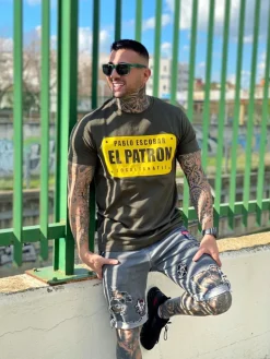 T-shirt Heren - El Patron - Groen