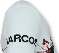 T-shirt Heren - El Patron Pablo Escobar - Wit