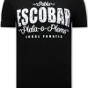 T-shirt Heren - ESCOBAR - Zwart
