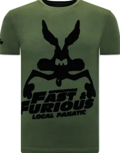 T-shirt Heren - Fast and Furious - Groen