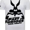 T-shirt Heren - Fast and Furious - Wit