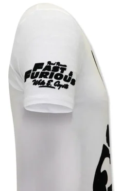 T-shirt Heren - Fast and Furious - Wit