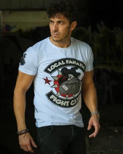 T-shirt Heren - Fight Club Spike - Wit