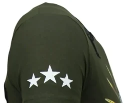 T-shirt Heren - Freedom Fighter - Groen