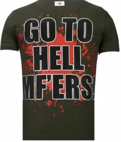 T-shirt Heren - Glory Martial - Groen