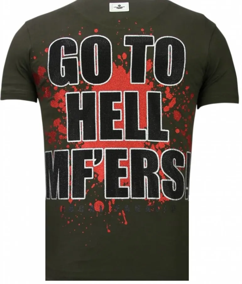 T-shirt Heren - Glory Martial - Groen