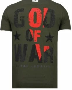T-shirt Heren - God Of War - Groen