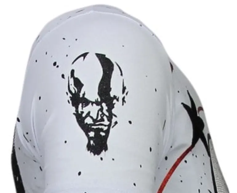 T-shirt Heren - God Of War - Wit