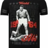 T-shirt Heren - Greatest Of All Time - Zwart