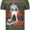 T-shirt Heren - Greatest Of All Time - Groen