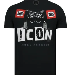 T-shirt Heren - Hero Mask - Zwart