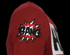 T-shirt Heren - Hero Mask - Bordeaux