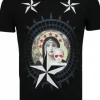 T-shirt Heren - Holy Mary - Zwart