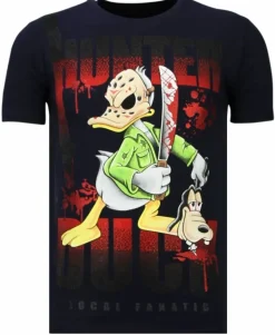 T-shirt Heren - Hunter Duck - Blauw