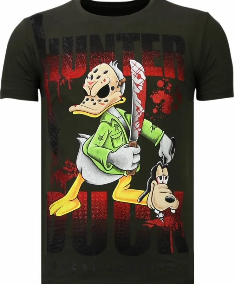 T-shirt Heren - Hunter Duck - Groen