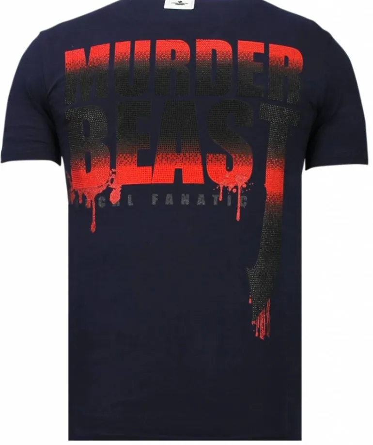 T-shirt Heren - Hunter Duck - Blauw