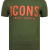 T-shirt Heren - ICONS - Groen