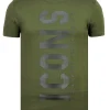 T-shirt Heren - ICONS Vertical - Groen
