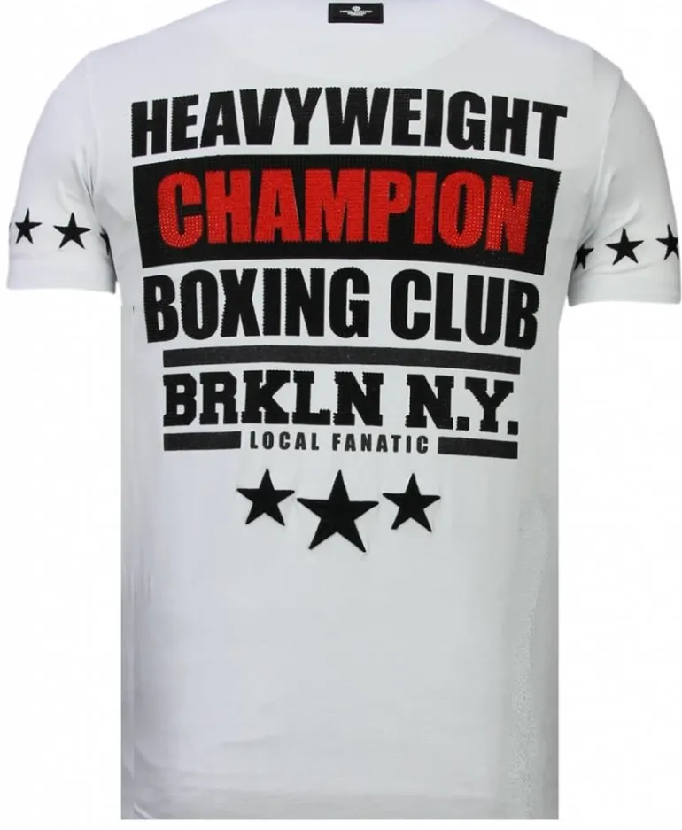 T-shirt Heren - Iron Mike Tyson - Wit