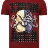 T-shirt Heren - Iron Man - Bordeaux