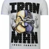 T-shirt Heren - Iron Man - Wit