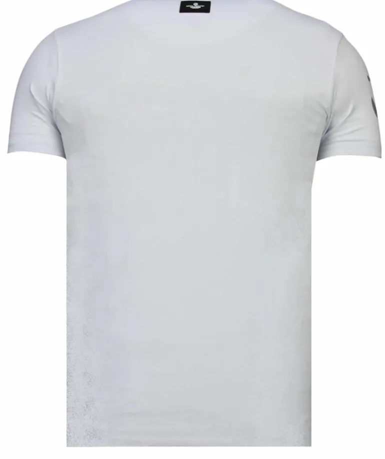 T-shirt Heren - Iron Man - Wit