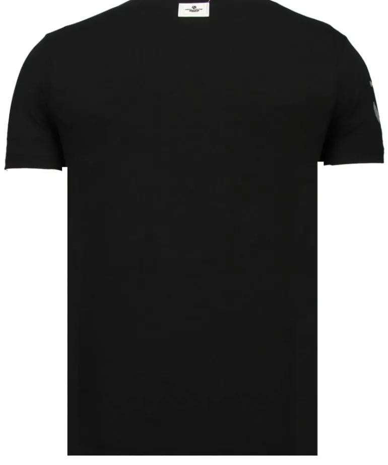 T-shirt Heren - Iron Man - Zwart