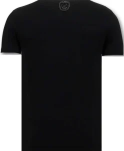 T-shirt Heren - Joaquin Guzman El Chapo - Zwart