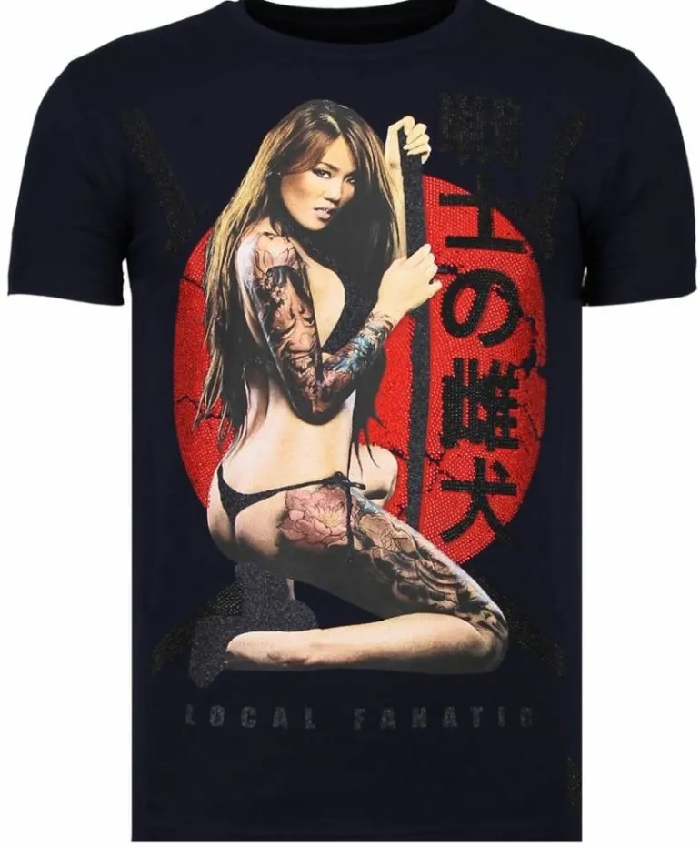 T-shirt Heren - Killer Bitch - Blauw