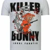 T-shirt Heren - Killer Bunny - Wit