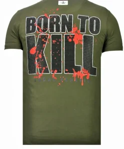 T-shirt Heren - Killer Bunny - Groen