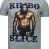T-shirt Heren - Kimbo Slice - Grijs
