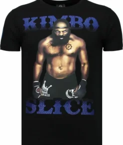 T-shirt Heren - Kimbo Slice - Zwart