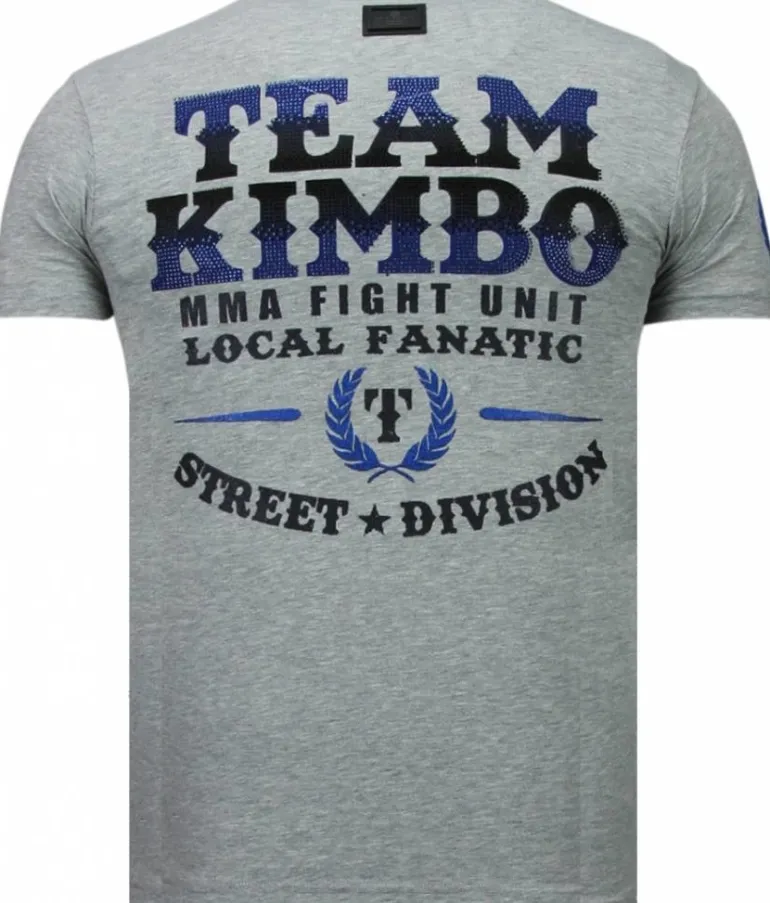 T-shirt Heren - Kimbo Slice - Grijs
