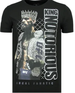 T-shirt Heren - King Notorious - Zwart