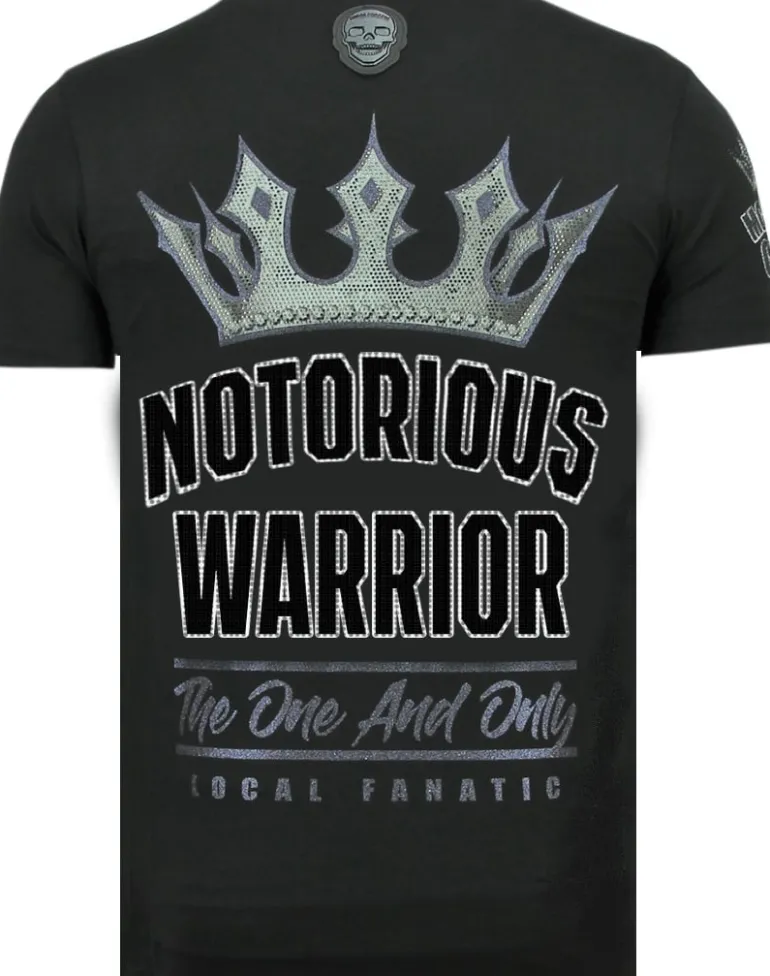 T-shirt Heren - King Notorious - Zwart
